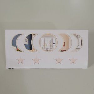 MOON PHASE WALL MIRROR, 5-PIECE SET